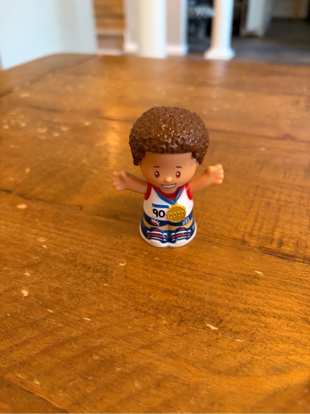 Fisher Price Little People 2020 Olympics men’s track figure as is